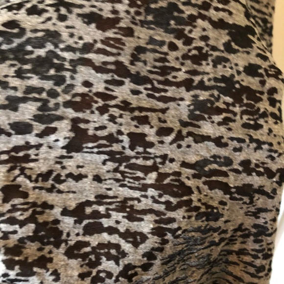 BURNOUT SEMI SHEER SHIRT BLACK - Picture 5 of 6